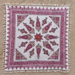 رومیزی سنتی قلمکار ابعاد 100*100 کد rg1012