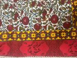 رومیزی سنتی قلمکار طرح یلدا ابعاد 100*100 کد rg4010 - Image 2