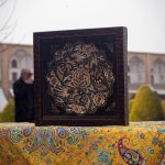 قاب الماس تراش طرح گل و مرغ alm0251